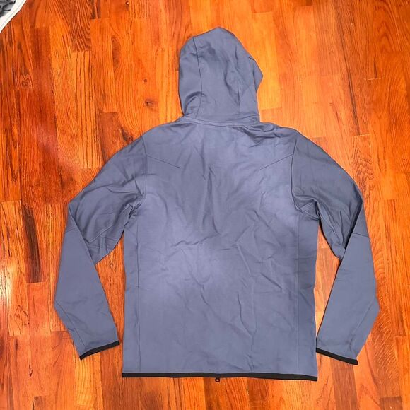Nike Tech Lightweight Men's Blue and Navy zip up Hoodie - Picture 2 of 6